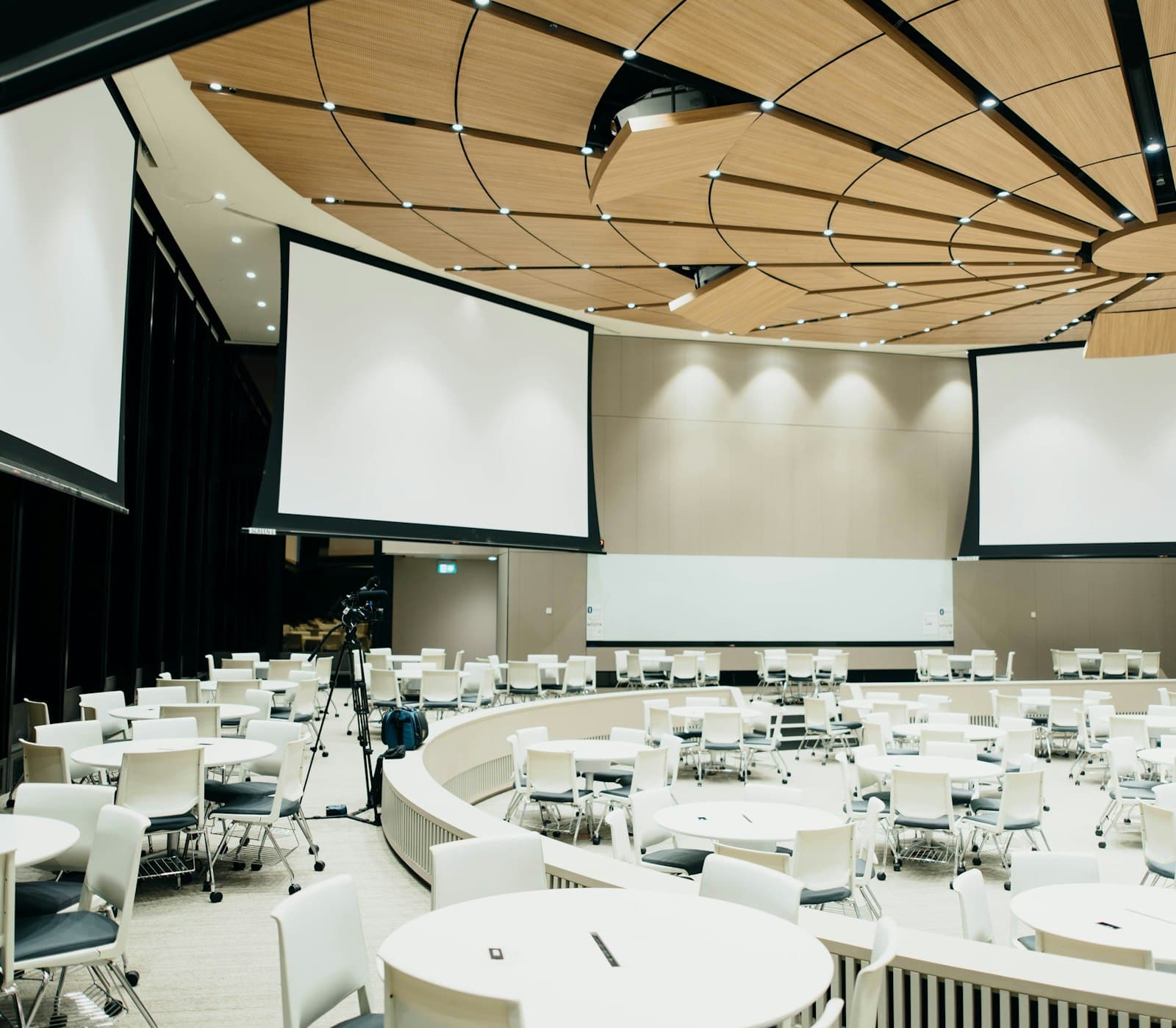 A professional venue ready to host people